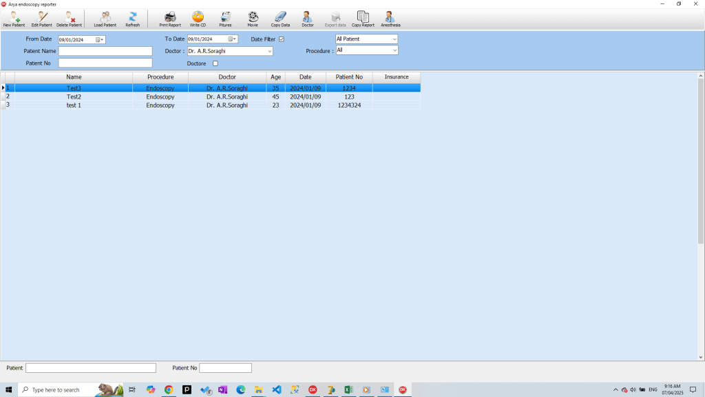 پیش‌نمایش نرم‌افزار MedReporter